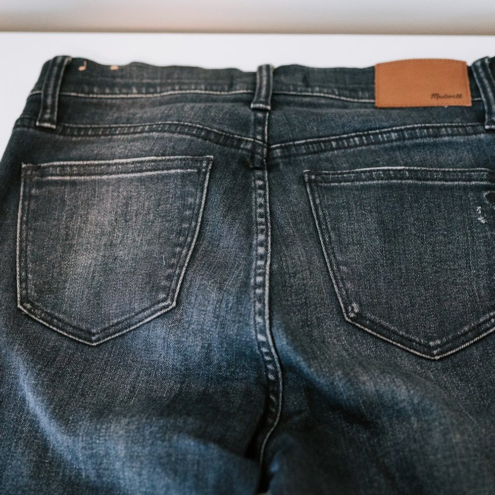 Madewell High Rise Skinny Jeans, Black - Picture 4 of 4